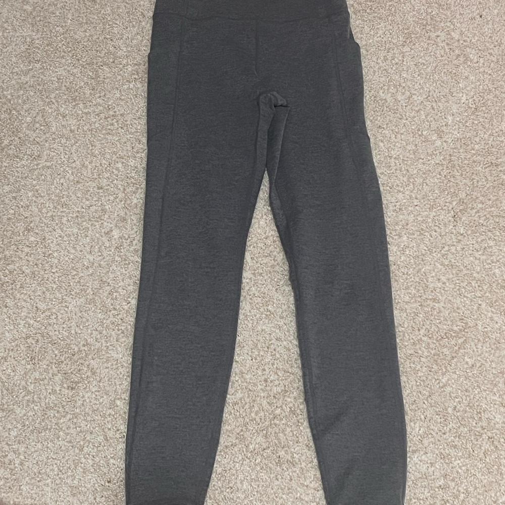 GAP Fit Studio Sky High Leggings in Heather Gray